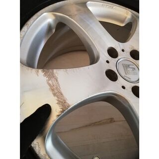 ★希少★ 235/55R18 DUELER 2012年 6.5山 WORK (LS18)  5H -114.3 OFF 48 ハリアー レクサス 4本セット  ～横浜市旭区 ズーラシア近く～