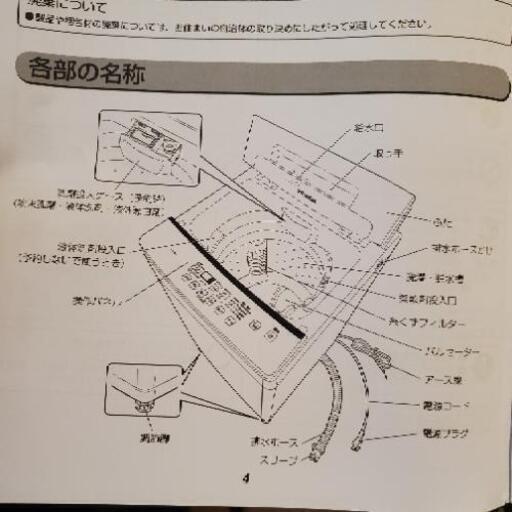 洗濯機　アイリスオーヤマ　６㎏