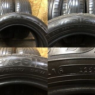 GOODYEAR Excellence 215/55R17 17インチ 夏タイヤ 4本 エスクード オデッセイ エスティマ ヴェゼル ジューク等　(MTK72) クレジットカード QR決済可能