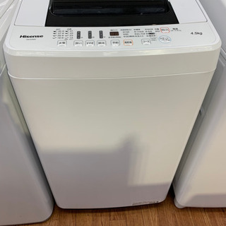 2018年製のHisense全自動洗濯機です！