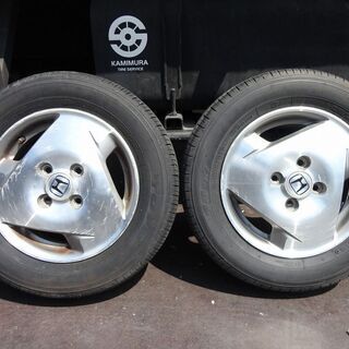 ホンダ バモス 純正アルミホイール＋タイヤ4本 155/70R13