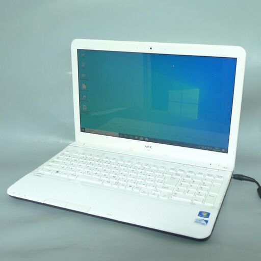 1台限定 送料無料 新品SSD搭載 ノートパソコン 中古良品 Windows10 15.6型 NEC PC-LS150HS6W Pentium 4GB DVDRW 無線LAN webカメラ Office