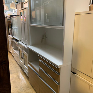 ⭐️7/15 値下げ 美品⭐️松田家具 2面レンジボード ハイカウンター 日本製 国産