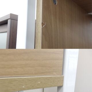 千歳市/恵庭市 レンジラック ホワイト×ライトブラウン 家具