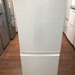 【リサイクルショップどりーむ天保山店】2414　2ドア　冷蔵庫　SHARP　シャープ　SJ-14X-W　137L　2013年製　中古品【3ヵ月保証付き】 リサイクルショップどりーむ天保山店】2414 2ドア 冷蔵庫 SHARP
