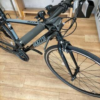 受渡完了新車❱21段変速アルミクロスバイクブラック。