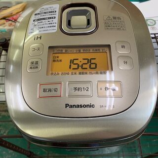 【Panasonic】炊飯器 5.5合 SR-HX103 IH ...