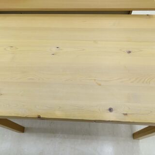 北海道/千歳市 無印良品 良品企画 パイン材デスク テーブル 引き出し 近郊配送/店頭でのお受渡し大歓迎!