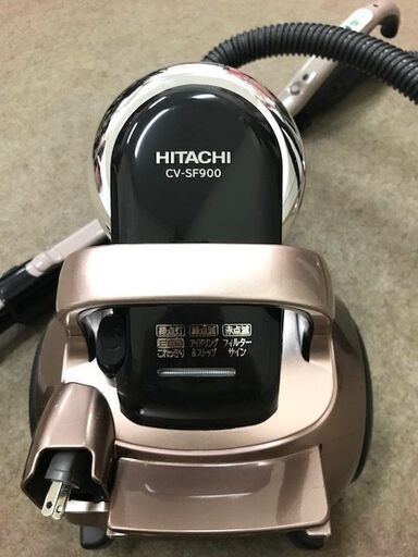 HITACHI　CV-SF900　パワーブーストサイクロン　サイクロン式　LEDライト　水洗い対応　掃除機　2019年製