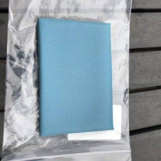 エルメス　ガルヴィ　カードケース　ブルージーン