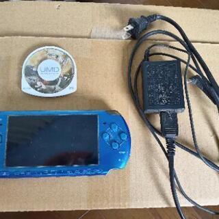 PSP本体、充電器、ソフト1個セット