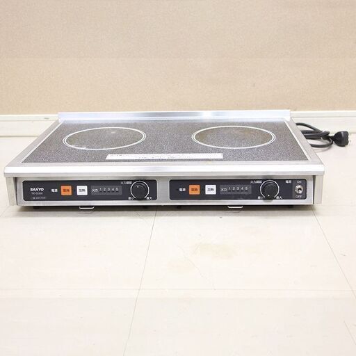 SANYO  サンヨー 2口電磁調理器 TIC-C2202 200V(J904wY)