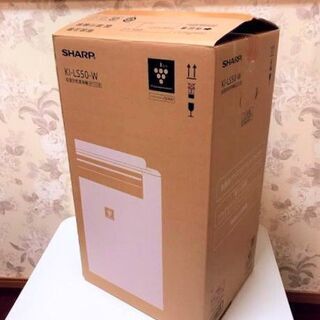 SHARP　美品　加湿空気清浄機　KI-LS50-W 2020年製　ホワイト　プラズマクラスター25000　23畳まで　スマホで分析　箱入り