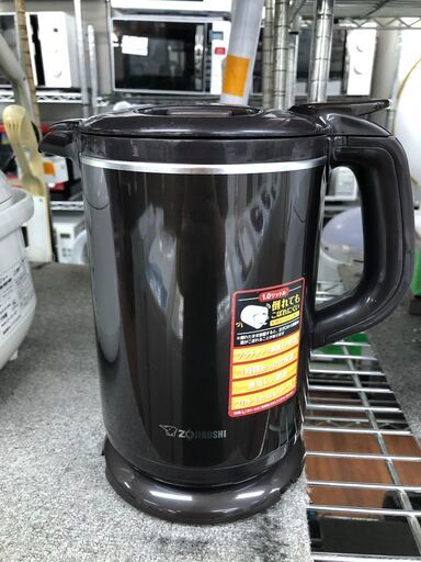 【リサイクルショップどりーむ天保山店】1686　電気ケトル　ZOJIRUSHI　象印　CK-AW10型　1.0L　2015年製　中古品【1ヵ月保証付き】