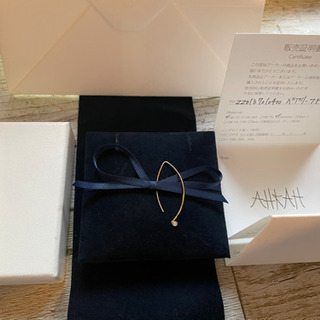 AHKAH  アーカー　ベアリーフピアス　片方のみ