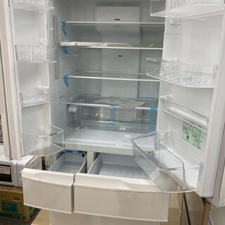 6ドア冷蔵庫 Panasonic NR-FVF455-W 451L 2020年製 【未使用品】