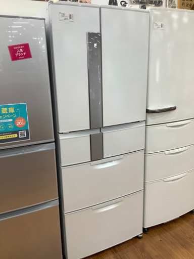 MITSUBISHI 三菱 6ドア冷蔵庫 MR-JX48L-W1 2014年製 475L