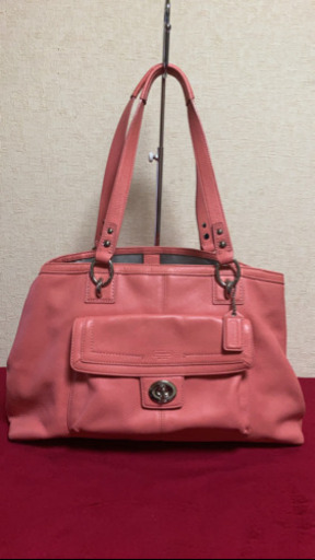 5MKO327  COACH ボストンバッグ ピンク 大容量