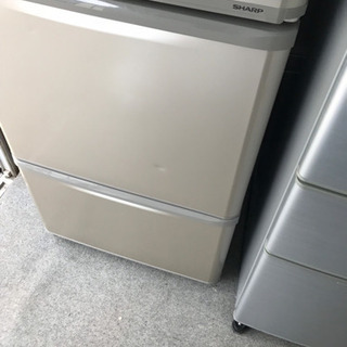 SHARP 2014年製 350L ノンフロン冷凍冷蔵庫 3ドア シャープ - 冷蔵庫