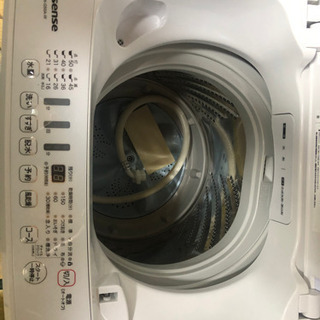 ★送料・設置無料★ 中古 中型洗濯機 ハイセンス (No.8942) ハイセンス 爆買 中古 洗濯機 一人暮らし 4.5kg コンパクト 予約