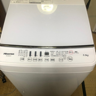 ハイセンス洗濯機5.5kg 2018年式 【配送設置 込】 - 家電