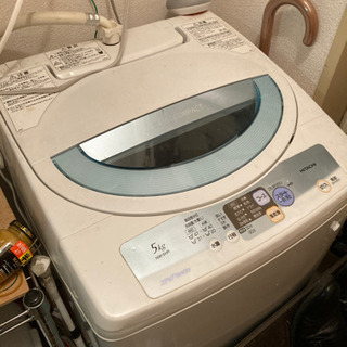 【ネット決済】日立洗濯機とPanasonic冷蔵庫　5月25日（...