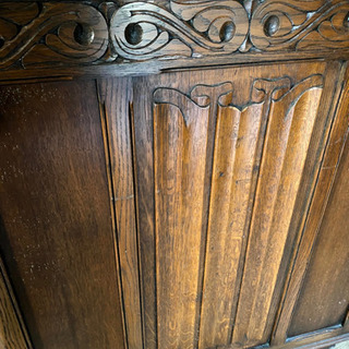 バーカウンターとハイチェア3脚セット