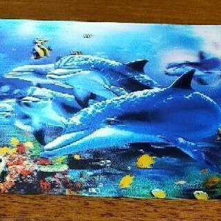 🐬Dolphin 3D art.縦24.5✕横34.5🐬 200...