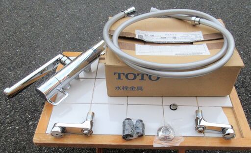 ☆TOTO HMC14357A 壁付サーモ13 水栓金具 アライバスイセン（TMGG40EC V2R）◆浴室水栓