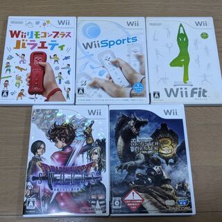 【引き渡し限定】Wiiセット+ソフト5本+バランスWiiボード