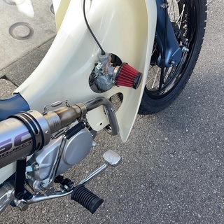 カブカスタム☆125cc ワイドホイール☆トラッカー