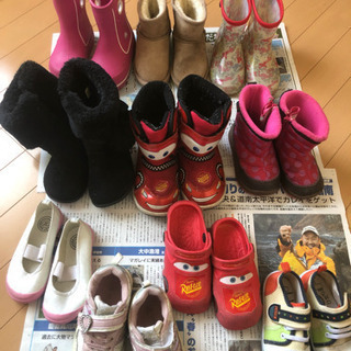 【ネット決済・配送可】子供用靴スノーブーツスニーカークロックス10点