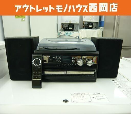 TURNTABLE 2 CD RECORDER CDコピー機搭載マルチプレイヤー 2013年製 レコード・カセット・CD 札幌市 西岡店