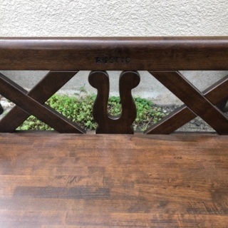 取引完了】カリモク RUSTIC ルスティック ベンチ 廃番 105
