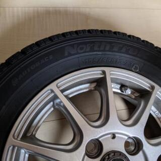 スタッドレスタイヤ4本、ホイールセット軽自動車