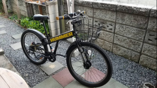 自転車　HUMMER サイズ24インチ　シマノ６段変速