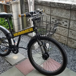 自転車　HUMMER サイズ24インチ　シマノ６段変速 　