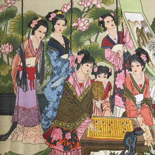 その他 琴棋書画一中国で有名な十字刺繍です。