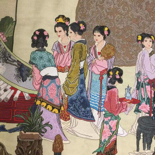 琴棋書画一中国で有名な十字刺繍です。 琴棋書画一中国で有名な十字刺繍です。
