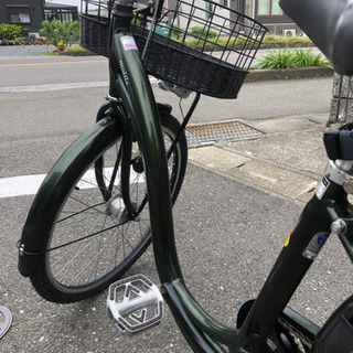 子供乗せ前大型バスケット後ろ子供乗せ26インチ 3段変速