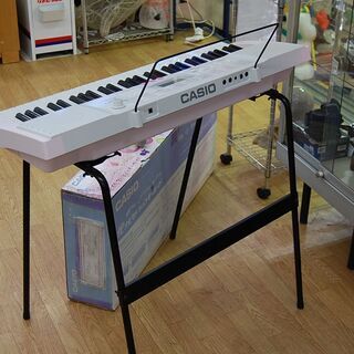 カシオ CASIO 光ナビキーボード ルーチェ LK-105 マイク付き 61鍵盤 スタンド付き 札幌 清田