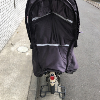 ヤマハ Pas Babby un 2019年 3人乗り  マットカフェベージュ  20インチ　電動自転車  子供乗せ レインカバー付 前乗せ付