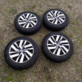 DUNLOP 165/65R14 4本アルミホイール付き