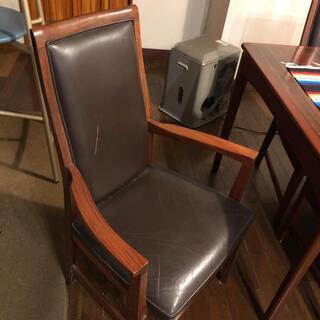 【中古：ローズウッド製の高級テーブルセット】