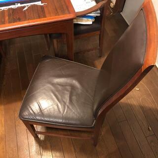 【中古：ローズウッド製の高級テーブルセット】