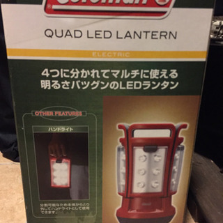 キャンプ　非常灯　未使用 コールマン クワッドLEDランタン