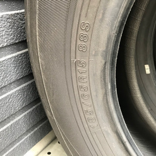 YOKOHAMA Blu Earth AE-01F 185/65R15 15インチ 夏タイヤ 4本 2014年製 イスト プリウス Bb ティーダ等