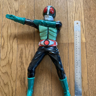 ☆仮面ライダー 旧1号 スーパーソフビフィギュア 押し付けれ
