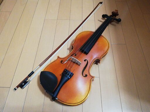 [6/30まで]バイオリン(YAMAHA/Braviol)ケース、弓、松脂、肩当てセット