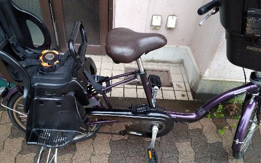 楽天市場】電動自転車 子供乗せ（カラーパープル）（電動アシスト